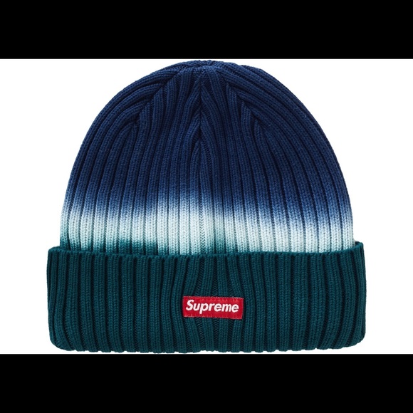 supreme overdyed beanie pink tie dye